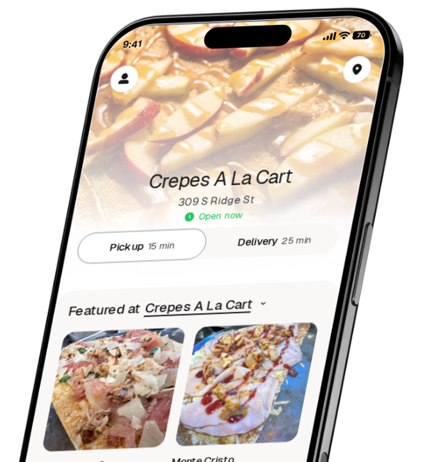 Crepes A La Cart app preview